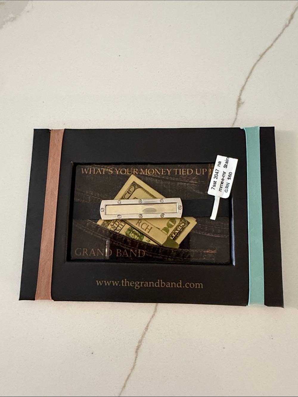 Grand Band Silver Money Clip - Stainless Steel